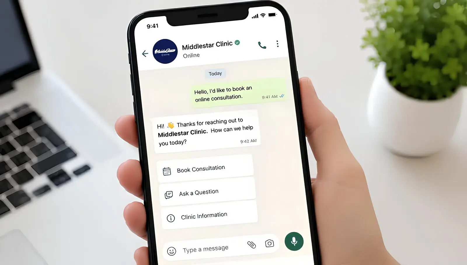 Consult Online Via WhatsApp